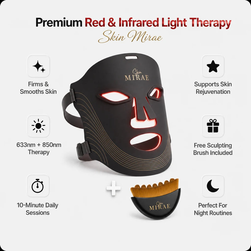 Red Light Therapy Face Mask